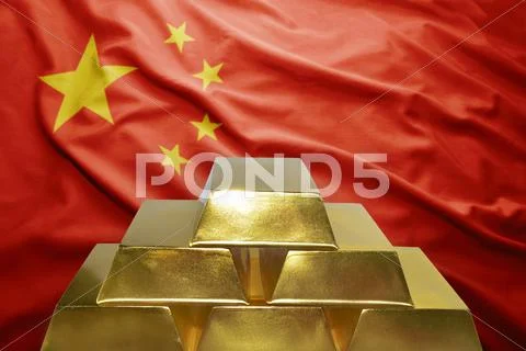 Chinese gold reserves Stock Photos