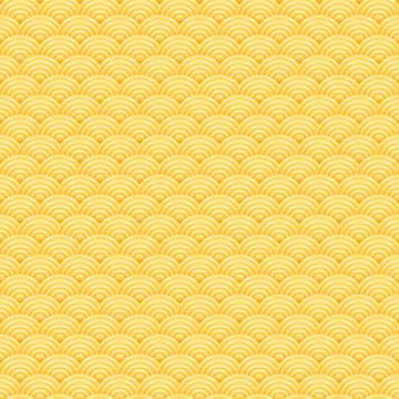 Chinese golden background vector seamless pattern Stock Illustration