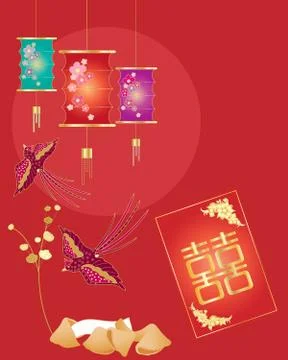 Chinese greeting Stock Illustration