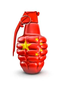 Chinese grenade Ilustração Stock