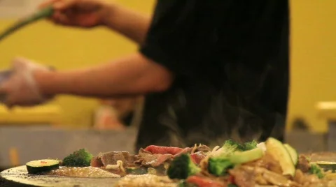 Chinese Grill 2 Stock Footage 647241