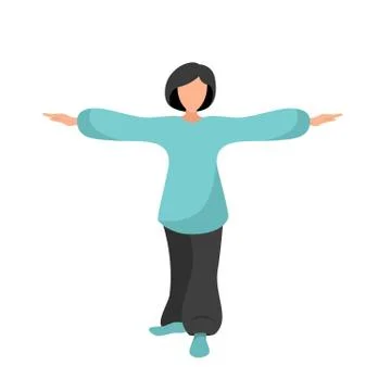 Chinese gymnastics Illustrazione stock