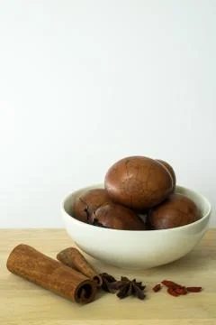 Chinese Herbal Eggs Stock Photos