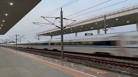 Chinese High Speed Train Video stock 241255108
