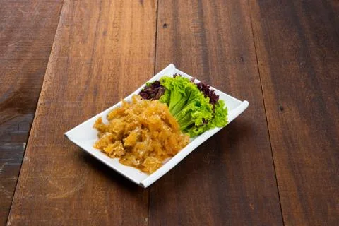 Chinese jelly fish Stock Photos