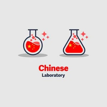 Chinese Laboratory Stock Illustration
