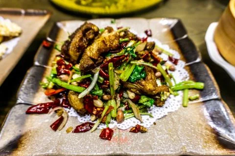 Chinese Lamb Chops Foto stock