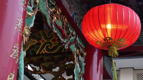Chinese lamp Stock Footage 36767566