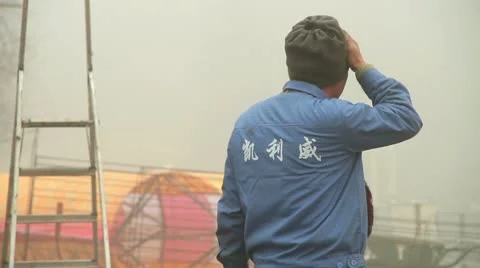 Chinese Lantern Builder Video stock 8989426