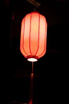 Chinese Lantern at dusk Stock Photos