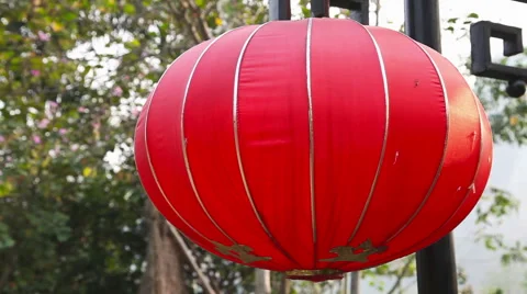 Chinese lantern Video stock 43215667