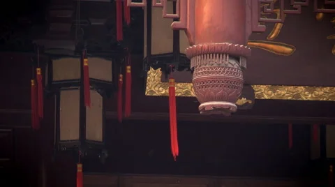 Chinese lantern Video stock 52029697