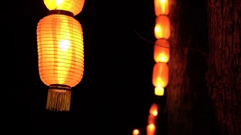 Chinese lantern Stock Footage