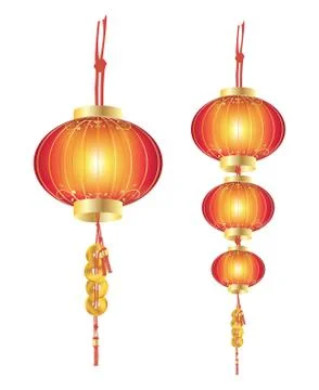 A Chinese Lantern Stock Illustration