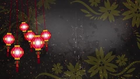 Chinese Lantern Lights V3 Stock Footage 248882322
