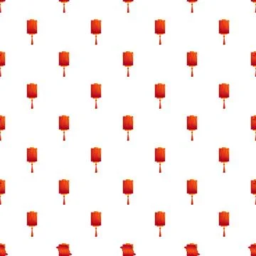 Chinese lantern pattern celebrating lunar new year culture Illustrazione stock