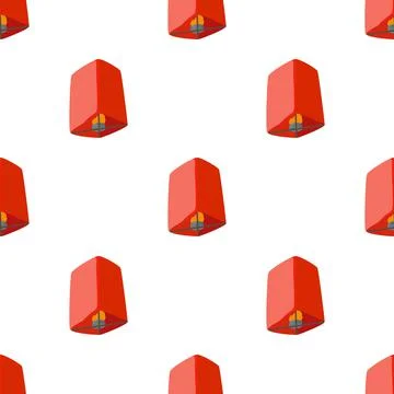 Chinese lantern pattern seamless vector Illustrazione stock