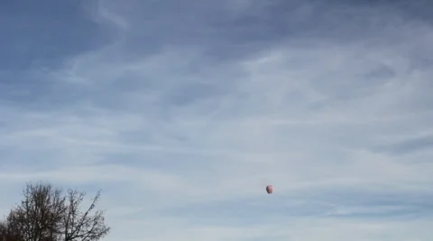 Chinese lantern sky falling Video stock 33794206