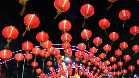Chinese Lanterns  Stock-Footage 1086643