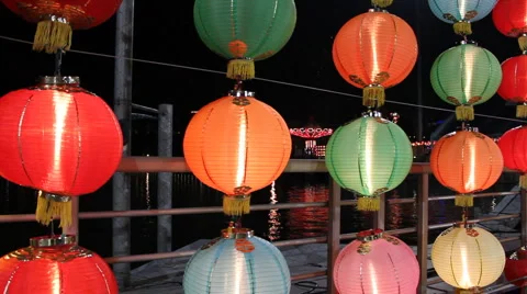 Chinese Lanterns Stock-Footage 1086690