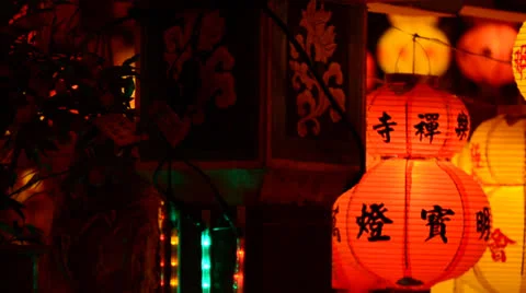 Chinese Lanterns 库存影片 22636631