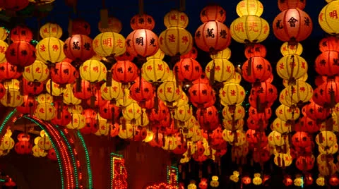 Chinese Lanterns 库存影片 22636693
