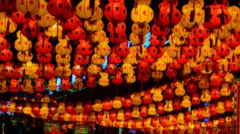 Chinese Lanterns 库存影片 22636798