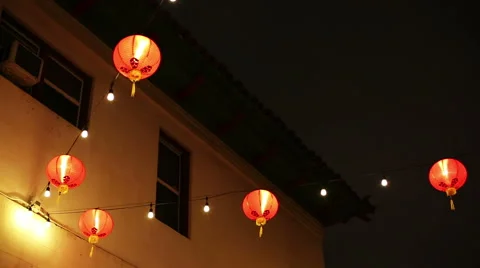 Chinese Lanterns Stock Footage 40347450