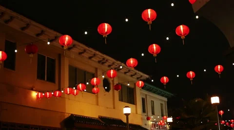 Chinese Lanterns Stock Footage 40347479
