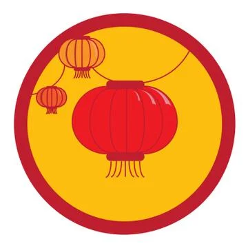 Chinese lanterns Stock Illustration