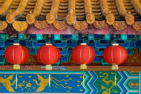 Chinese lanterns Stock Photos