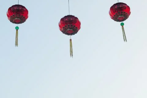 Chinese lanterns Foto stock