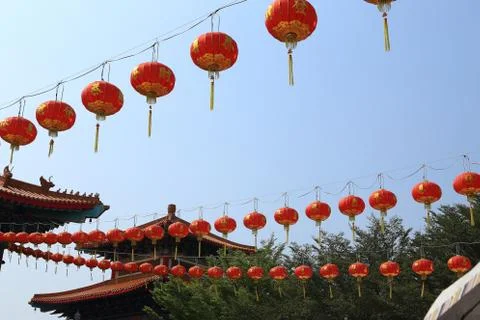 Chinese lanterns Stock Photos