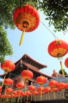 Chinese lanterns Stock Photos
