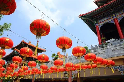 Chinese lanterns Stock Photos