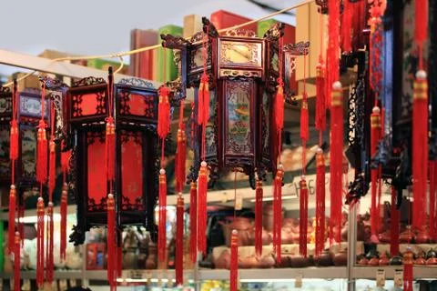 Chinese lanterns Stock Photos