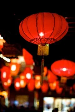 Chinese lanterns Foto stock