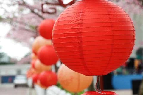 Chinese lanterns Stock Photos