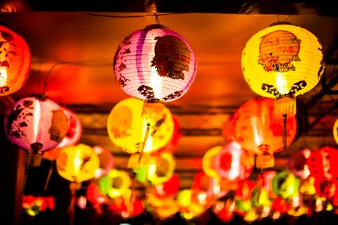 Chinese lanterns Stock Photos