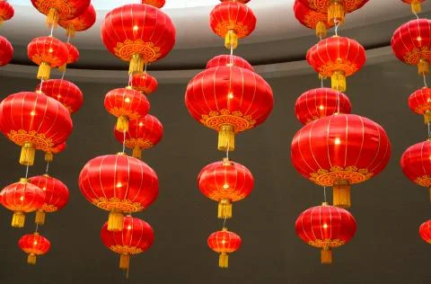Chinese lanterns Stock Photos