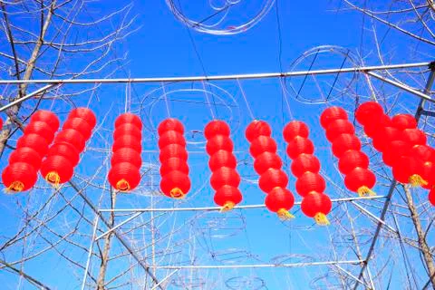Chinese lanterns Stock Photos