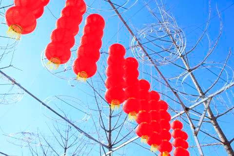 Chinese lanterns Stock Photos