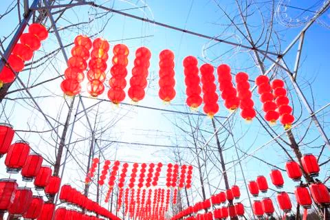 Chinese lanterns Stock Photos