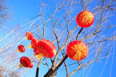 Chinese lanterns Stock Photos