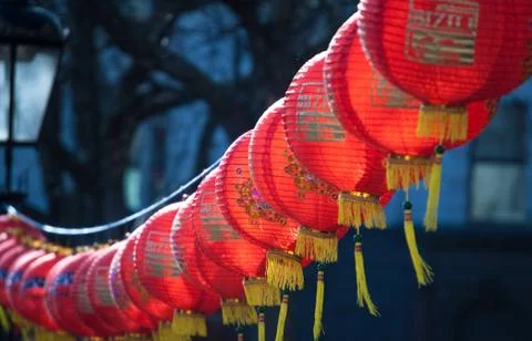 Chinese lanterns Stock Photos