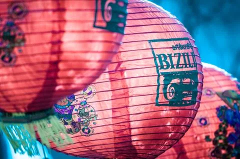 Chinese lanterns Stock Photos