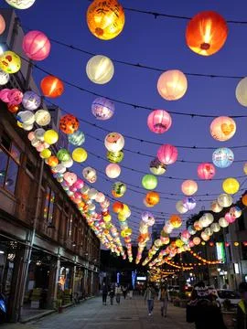 Chinese lanterns Stock Photos