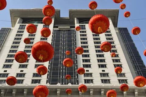 Chinese Lanterns Foto stock
