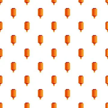 Chinese lanterns seamless pattern celebrating lunar new year Stock Illustration