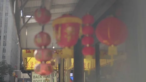 Chinese Lanterns Slow Motion Stock-Footage 112268891
